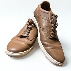 Aldo Tan Leather Sneakers for Men